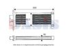 AKS DASIS 069009N Heat Exchanger, interior heating